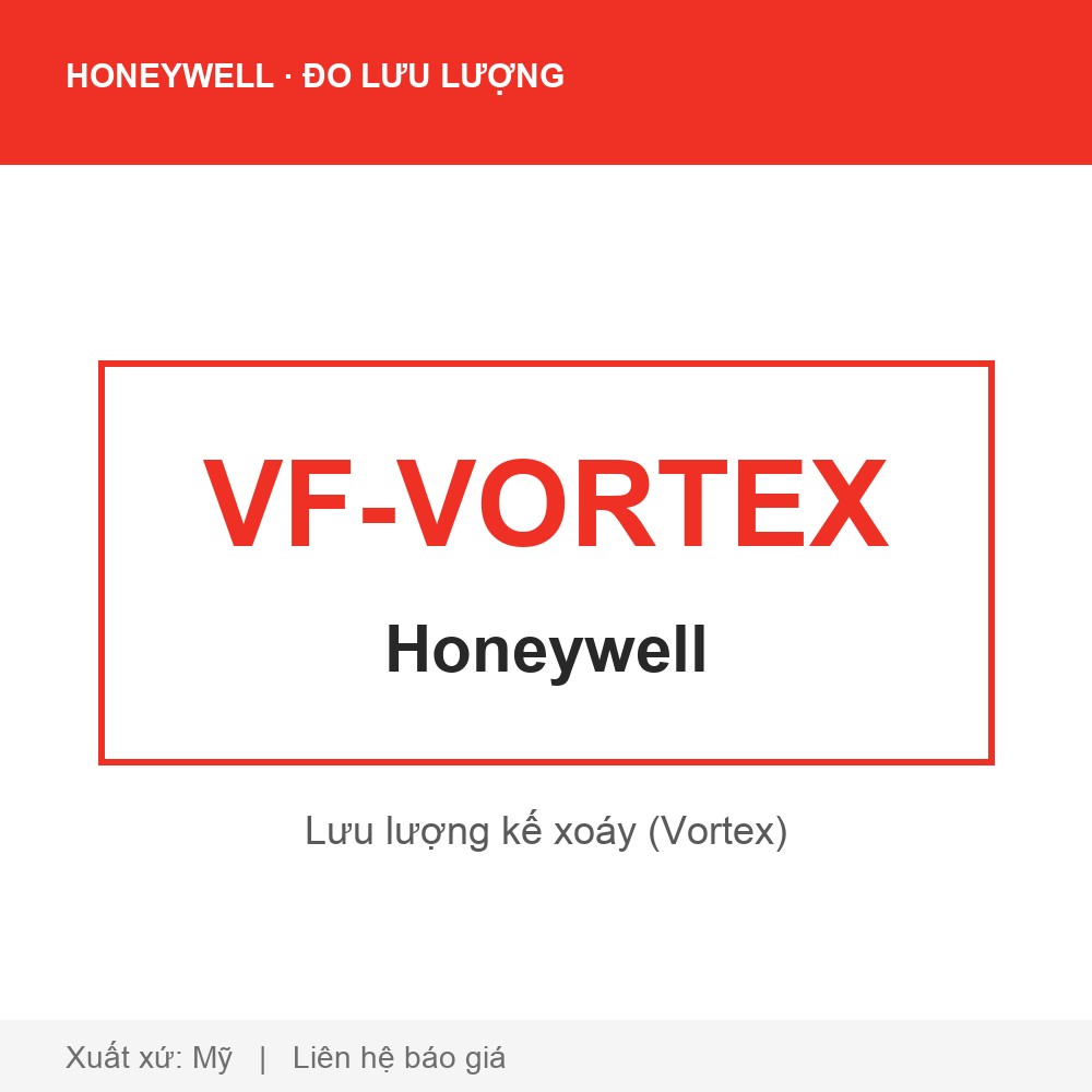Honeywell VersaFlow Vortex — Lưu lượng kế xoáy
